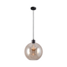 Lava 3-bulb dark gray glass pendant lamp