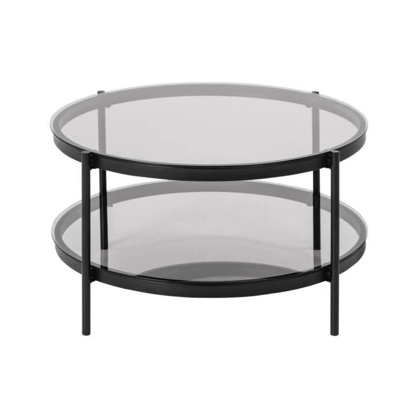 Bayonne glass coffee table Ø79