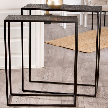 Grenada metal storage table set