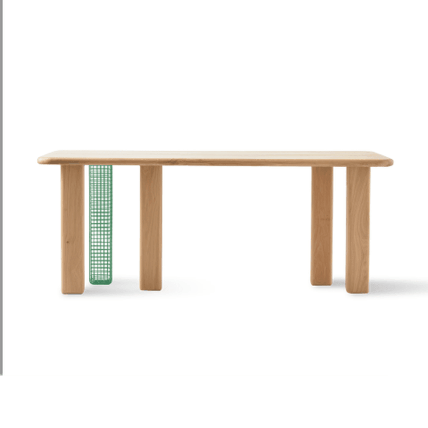 Stilts wooden dining table