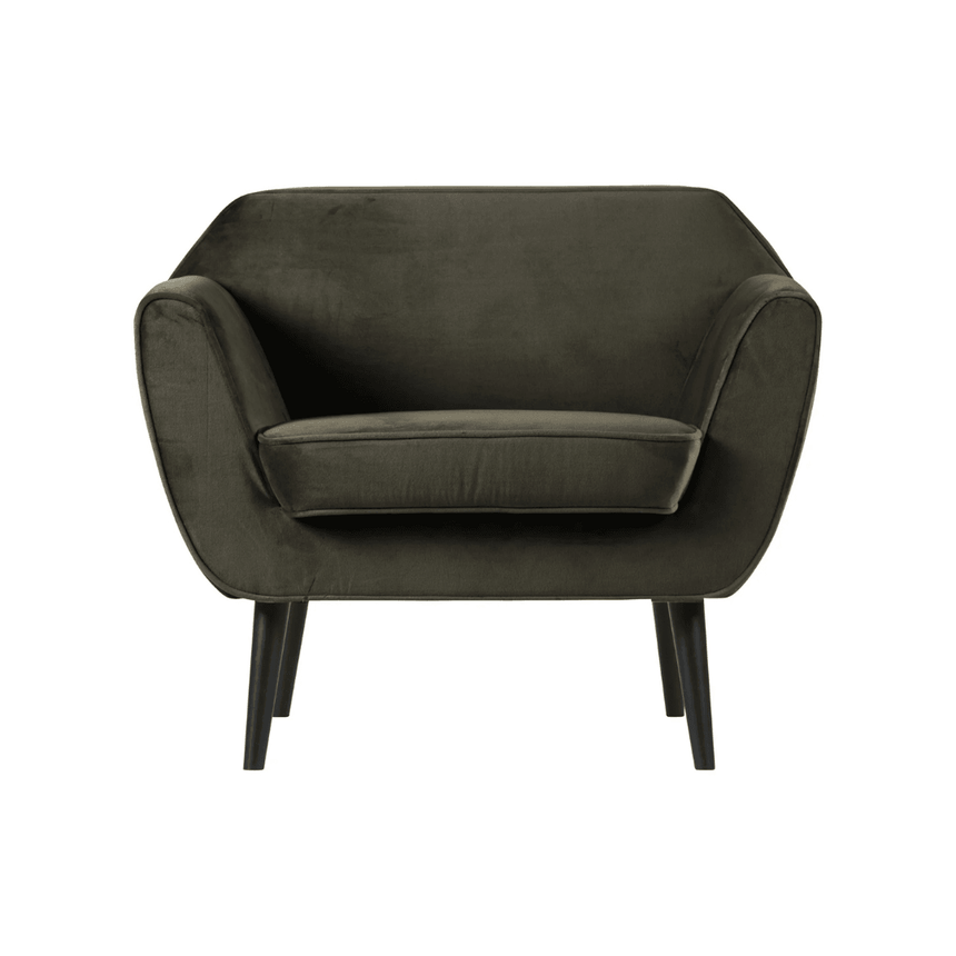 Rocco velvet armchair