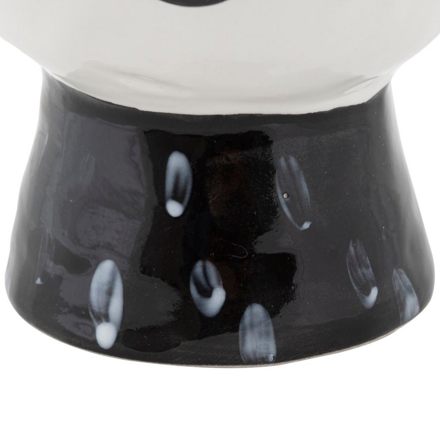 Face porcelán váza Ø14