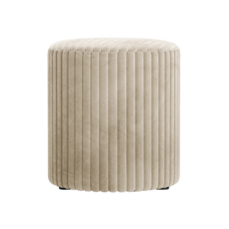 Dia kordbársony puff Ø40