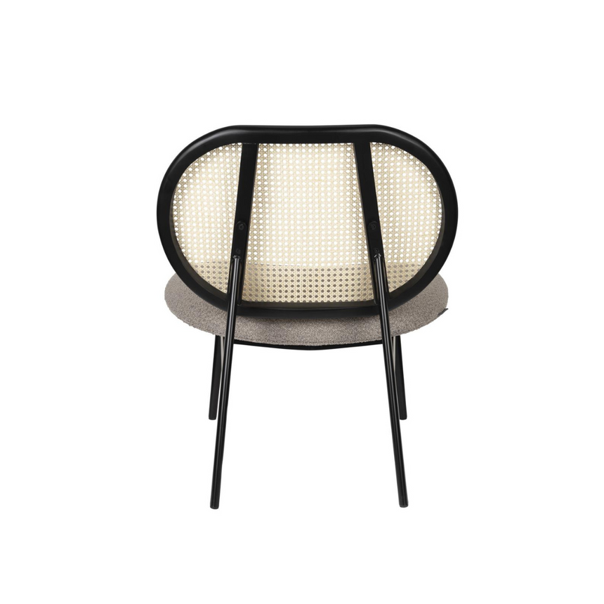 Spike rattan armchair