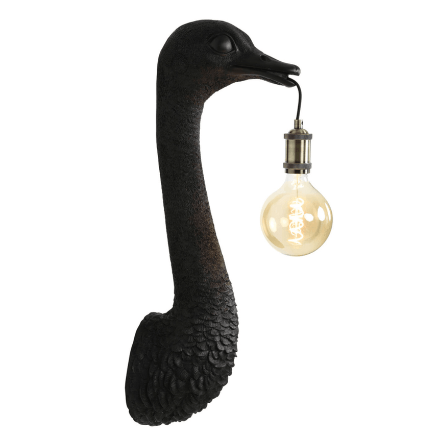 Ostrich large resin wall lamp