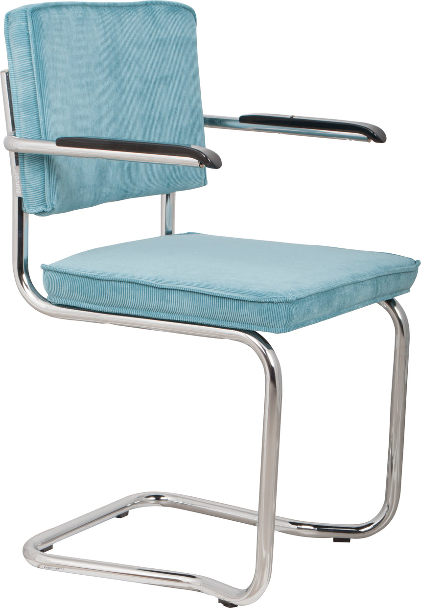 Ridge Kink Rib karfás kordbársony szék