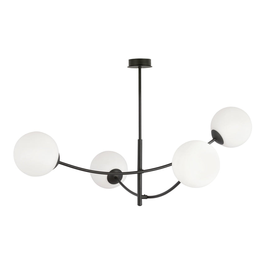 Hunter 4 Opal metal ceiling lamp