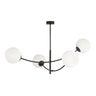 Hunter 4 Opal metal ceiling lamp