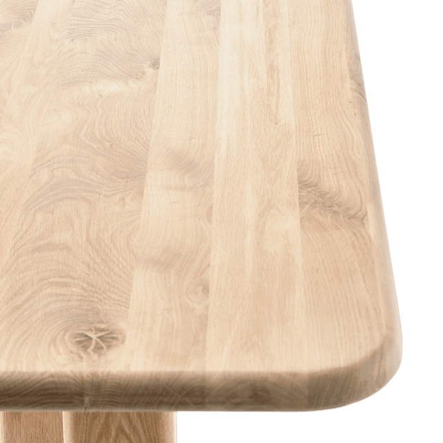 Stilts wooden dining table
