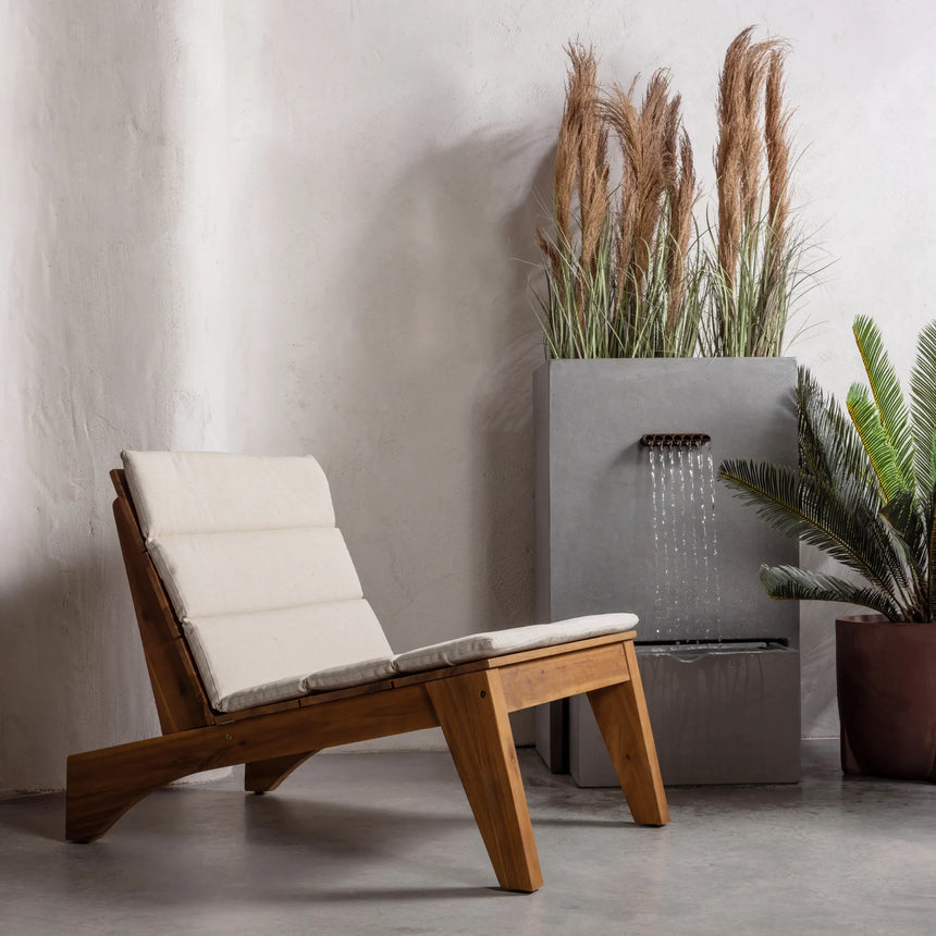 Kenai wooden garden armchair