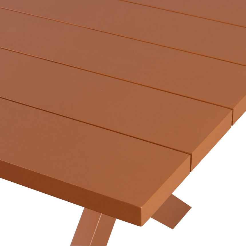 Delta fém kerti asztal 220x100