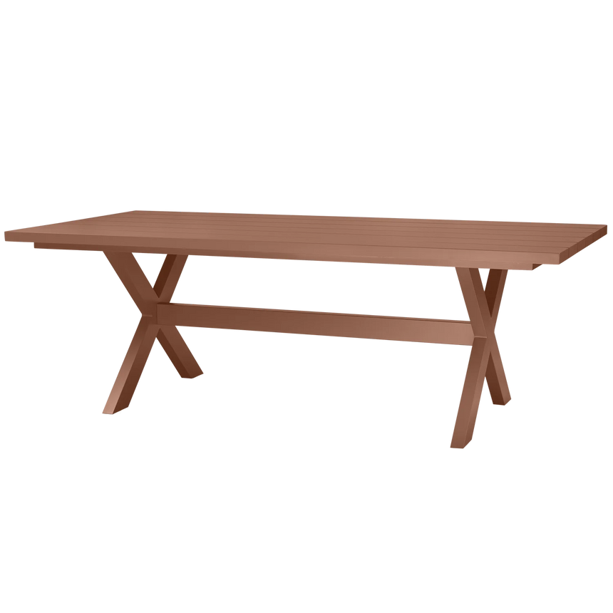 Delta fém kerti asztal 220x100