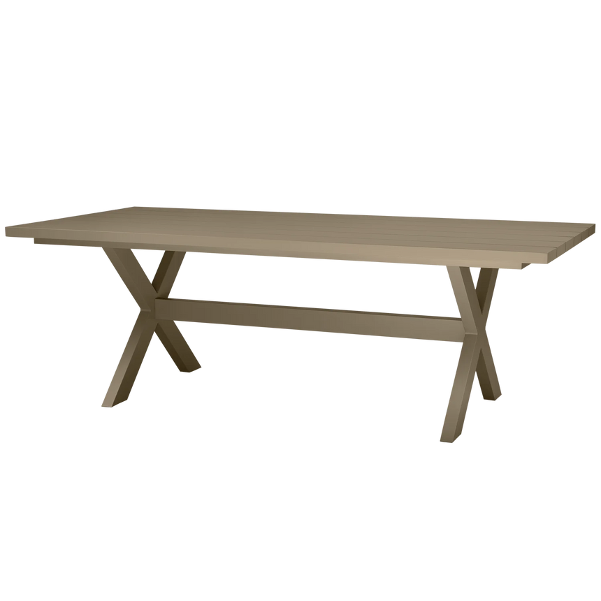 Delta fém kerti asztal 220x100