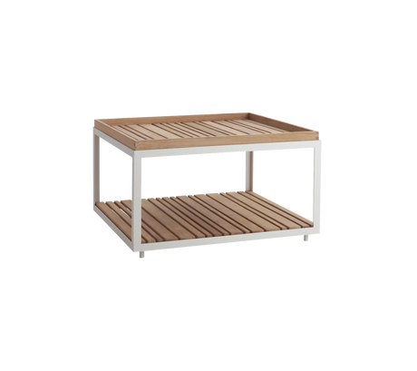 Level fa kerti dohányzóasztal 79x79