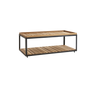 Level fa kerti dohányzóasztal 122x62