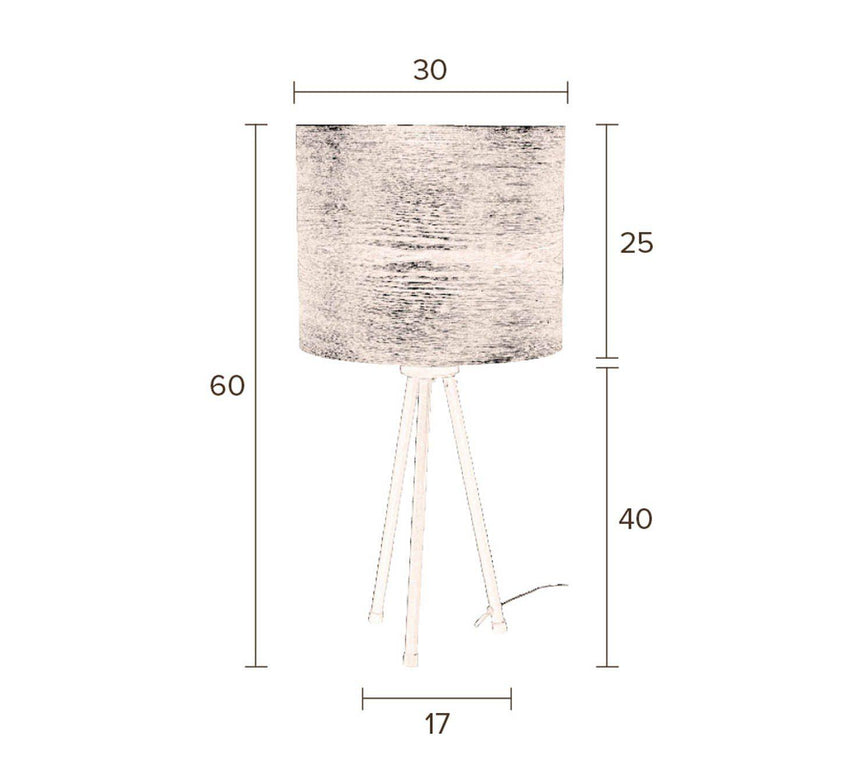 Woodland fa asztali lámpa-2