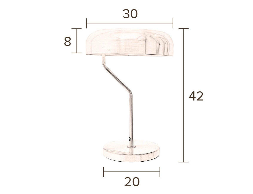 Eclipse fém asztali lámpa-3
