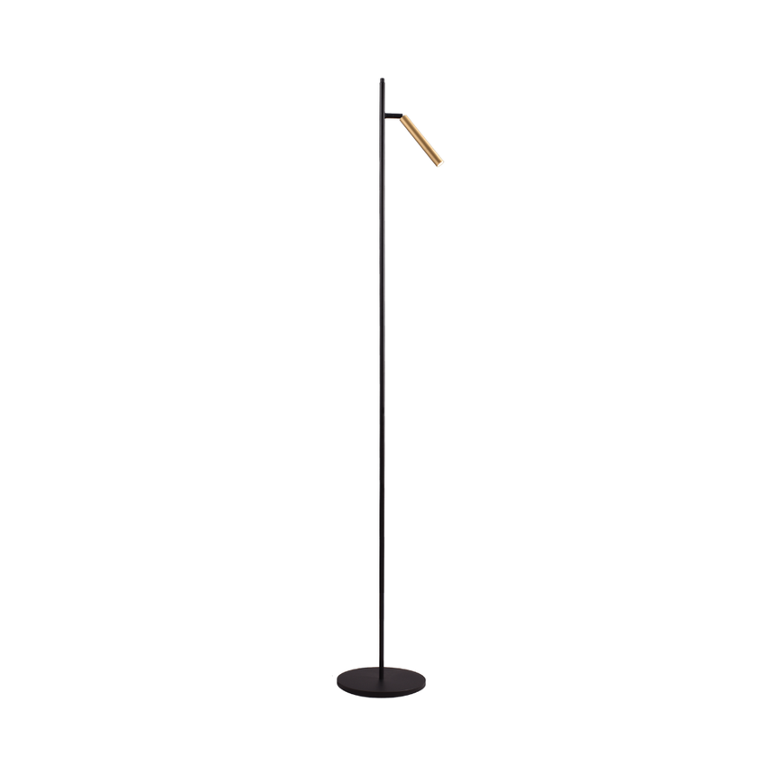 Flute 1-bulb metal floor lamp