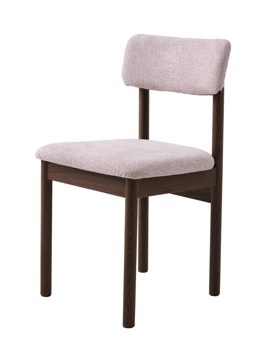 Canora design étkezőszék – Bouclé kárpittal és tölgyfa lábakkal