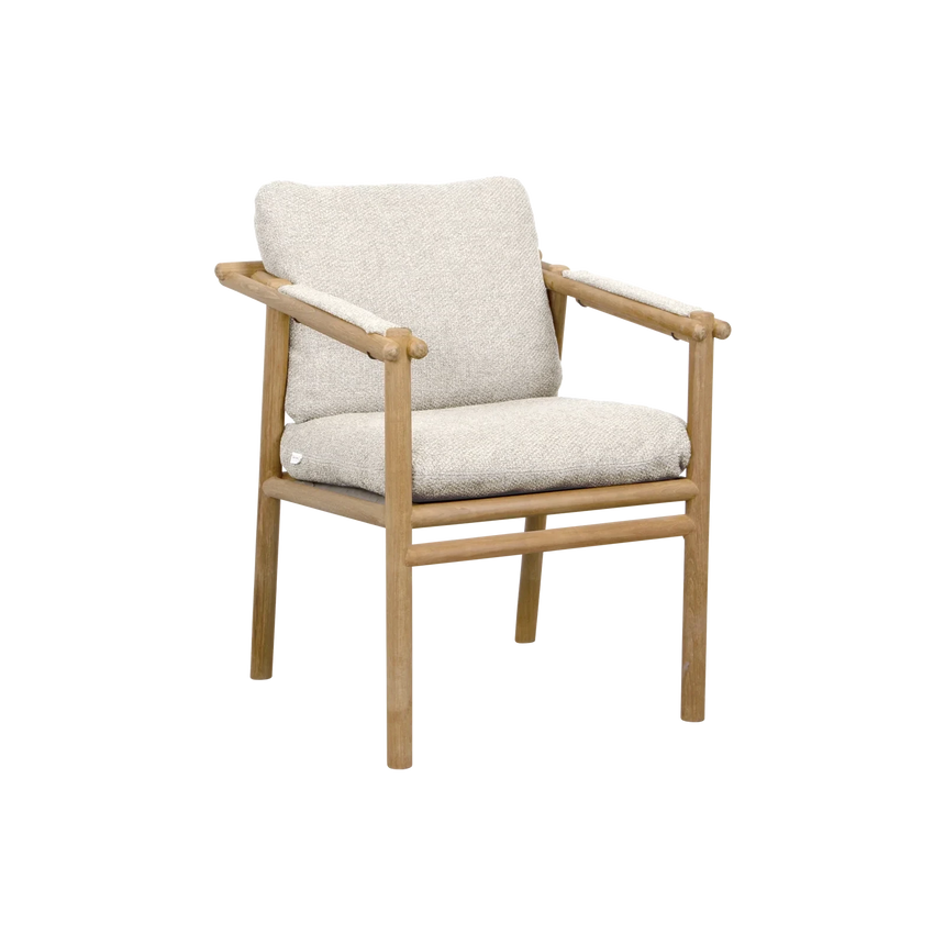 Sticks szövet kerti szék fa lábbal