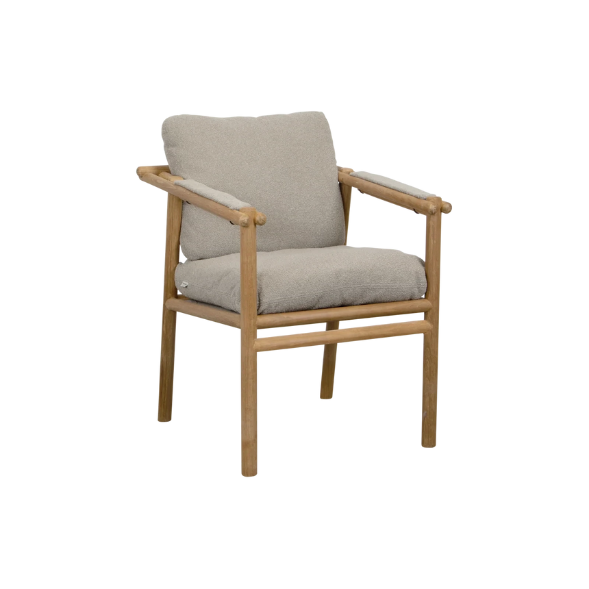 Sticks szövet kerti szék fa lábbal