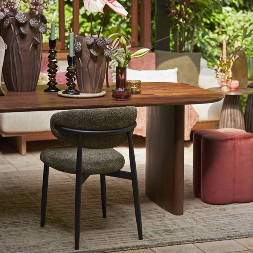 Kulona wooden dining table Ø140