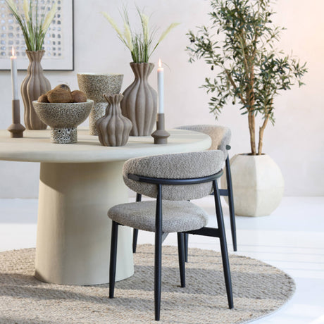 Kulona wooden dining table Ø140