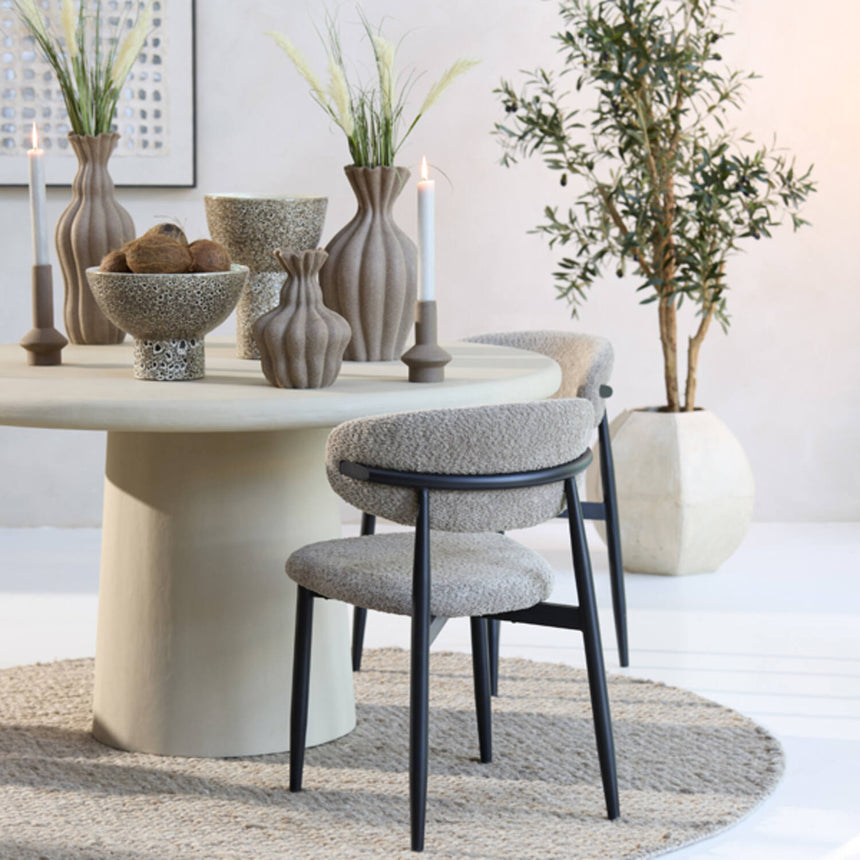 Kulona wooden dining table Ø140