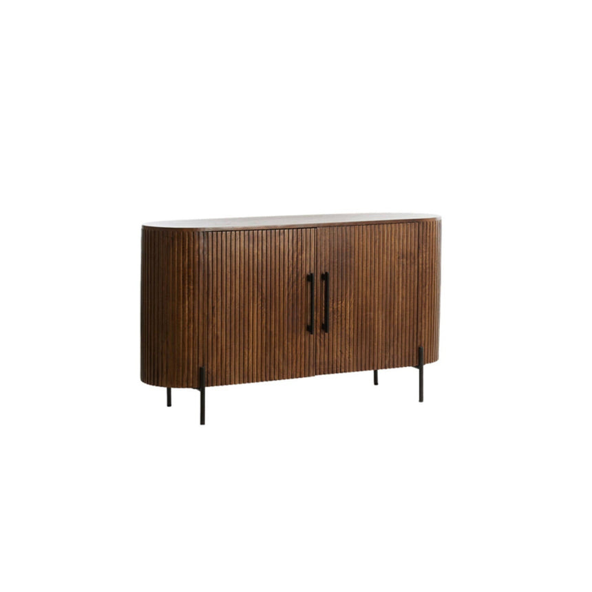 Yellow wooden dining table