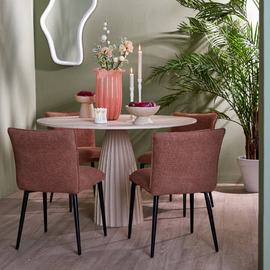 Kulona wooden dining table Ø140