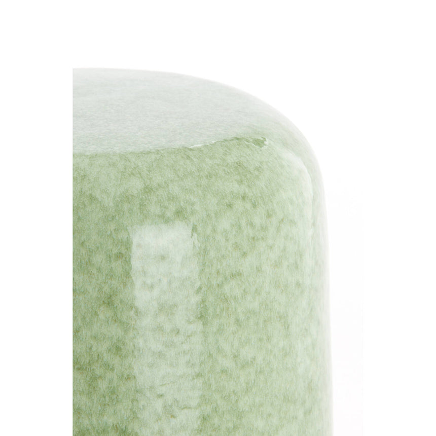 Franca dekoratív lerakóasztal – Finomkerámiából, különleges textúrával