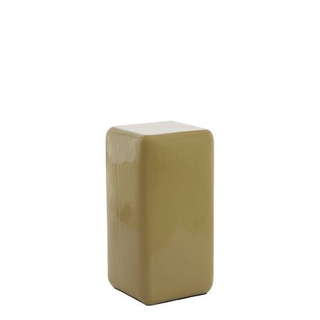 Fabi lerakóasztal – Letisztult, hasáb alakú fém oszlop