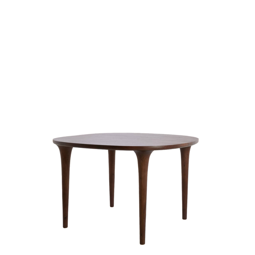 Zale kerek étkezőasztal – Tömör akácfából, nagyobb, 140 cm-es kivitel