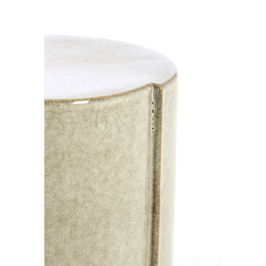 Chulilla dekoratív lerakóasztal – Finomkerámiából, organikus designnal