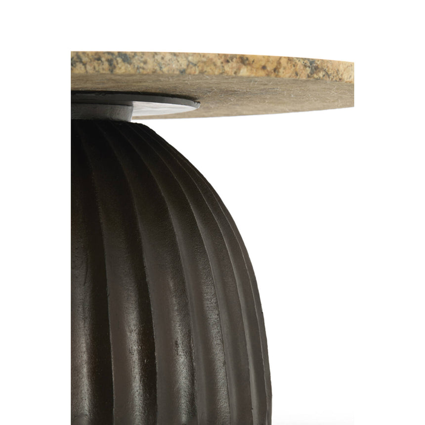 Obidos lerakóasztal – Márvány asztallap és sötétbarna elegancia