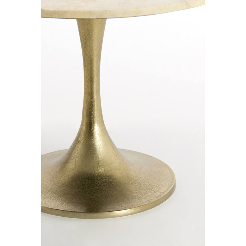 Tomar lerakóasztal – Elegáns márványfelület és arany tónusú váz