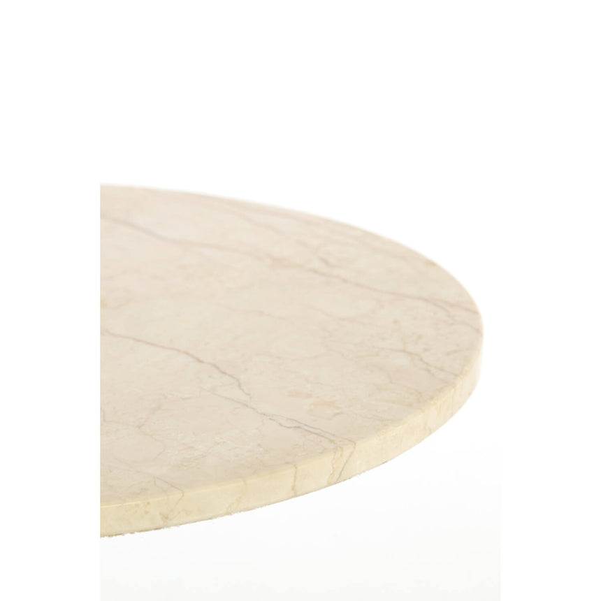 Tomar márványozott kő lerakóasztal – Light Gold vázzal