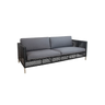 Connect 3 személyes szövet kerti kanapé