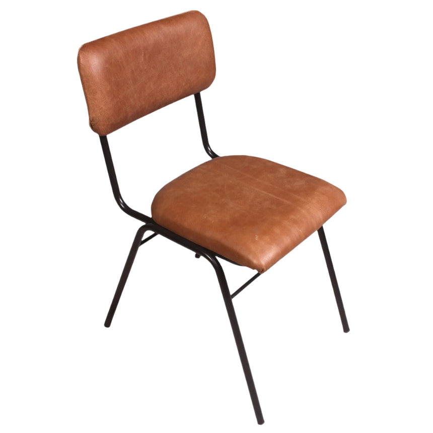 Plain leather chair