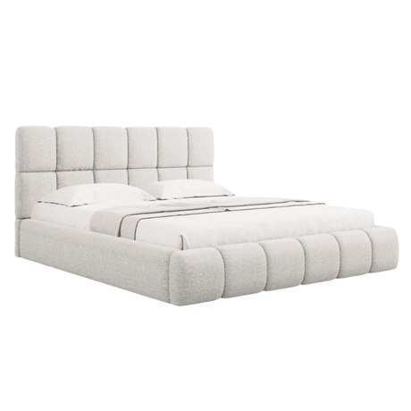Bellis chenille bed frame 200x200