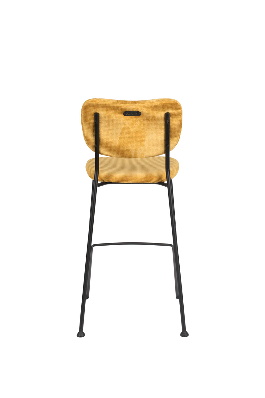 Benson corduroy low bar stool