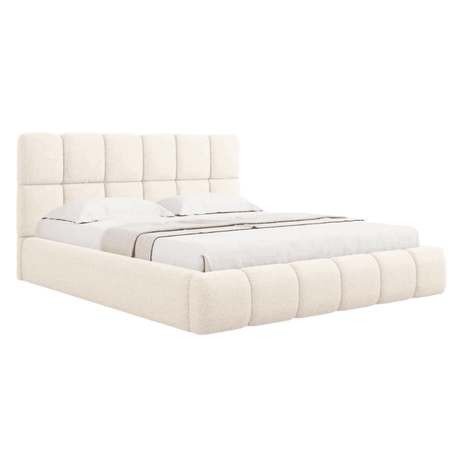 Bellis chenille bed frame 200x200