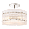 Ruby Round Glass Ceiling Lamp