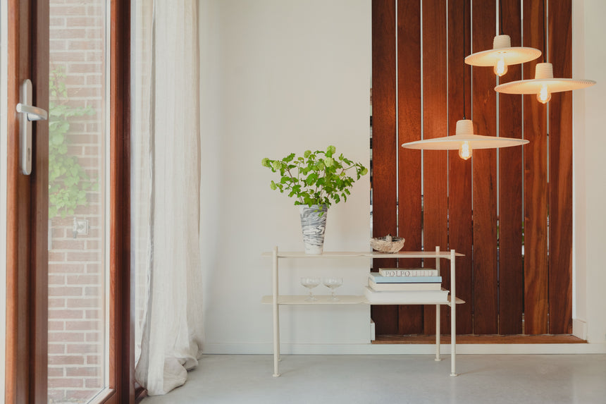 Balance rattan pendant lamp medium