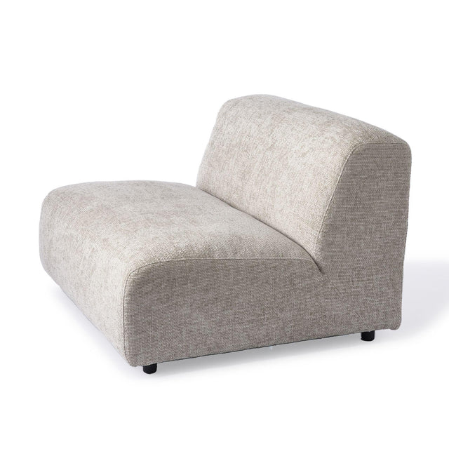 A-Round-U szövet kanapé 1.5 üléses elem-0