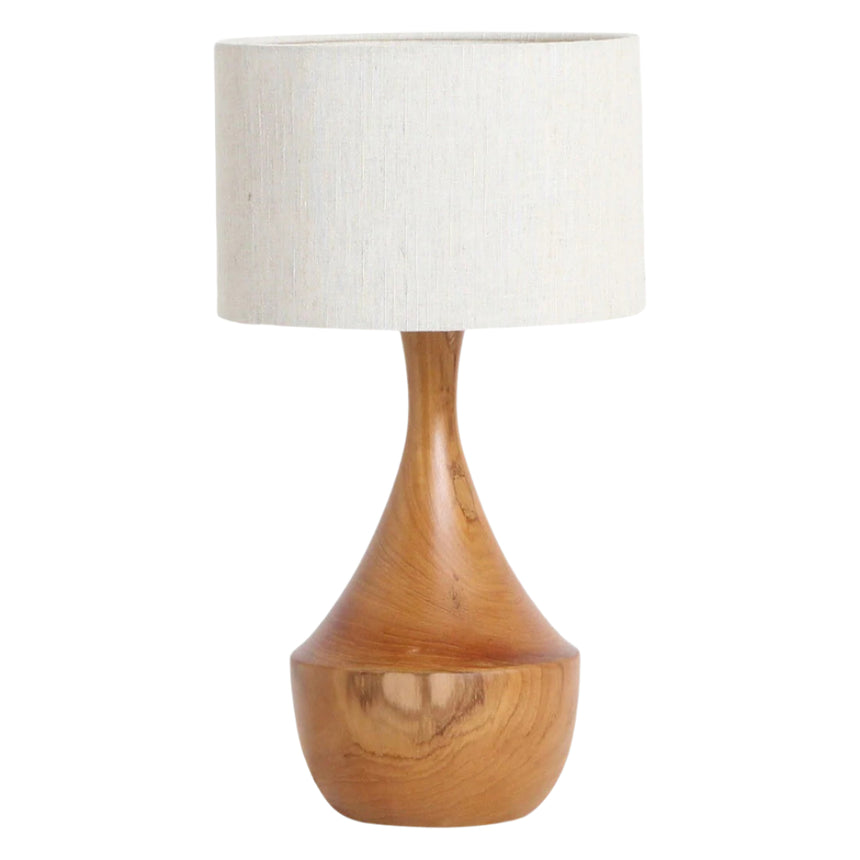 Aspen Amphora fa asztali lámpa