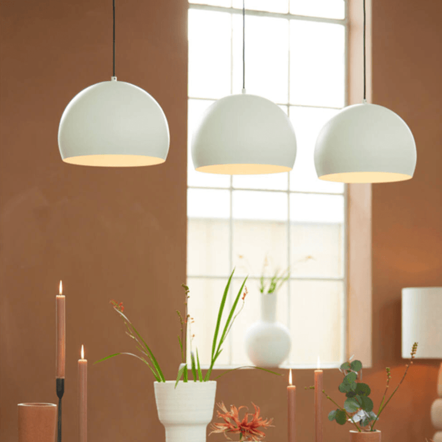 Jaicey metal pendant lamp 3 bulbs