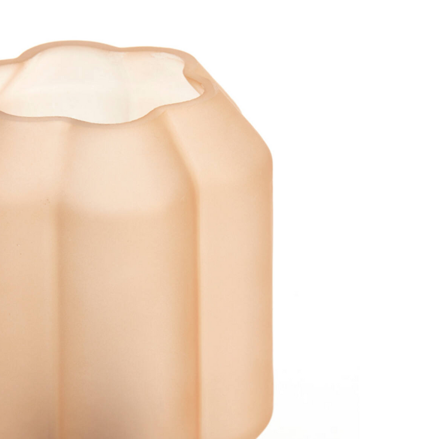 Yvias üveg asztali lámpa matt Ø13