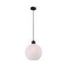 Lava 3-bulb dark gray glass pendant lamp