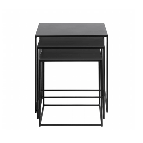 Pebble fém dohányzóasztal 3-as szettben - Dutch Home